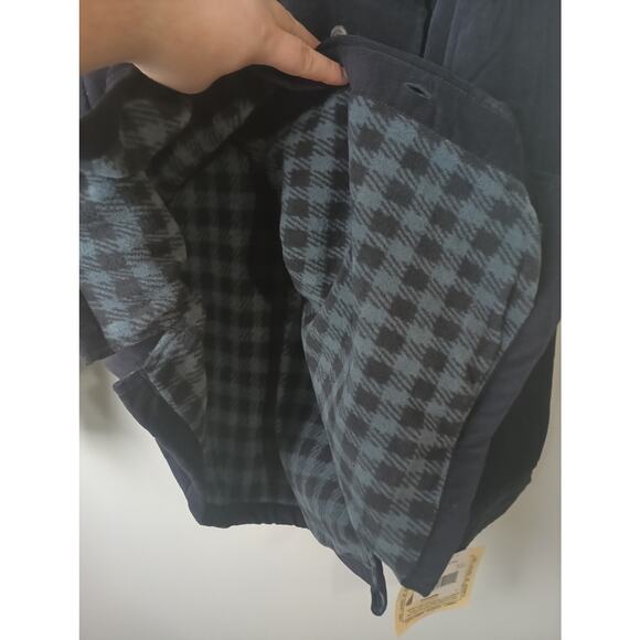 Vtg Ozark Trail Corduroy Flannel Plaid Lined Shacket Men's Large NWT Dead Stock - Picture 7 of 8